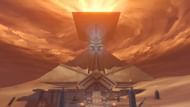 King Deshret's Mausoleum in the desert of Sumeru (Image via HoYoverse)